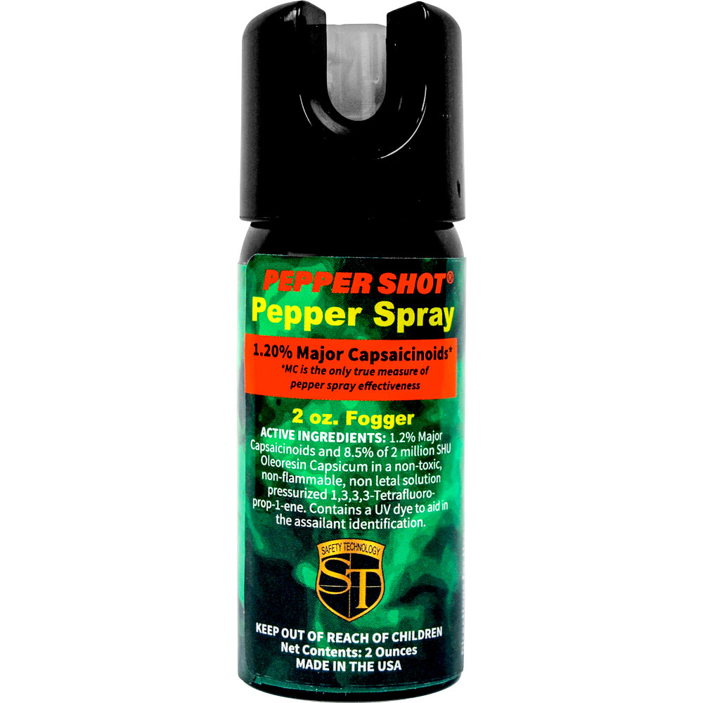 Pepper Shot 1.2% MC 2 oz pepper spray fogger view 4